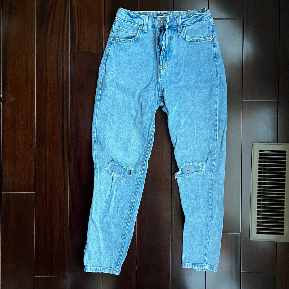 Wild fable ripped straight leg jeans
